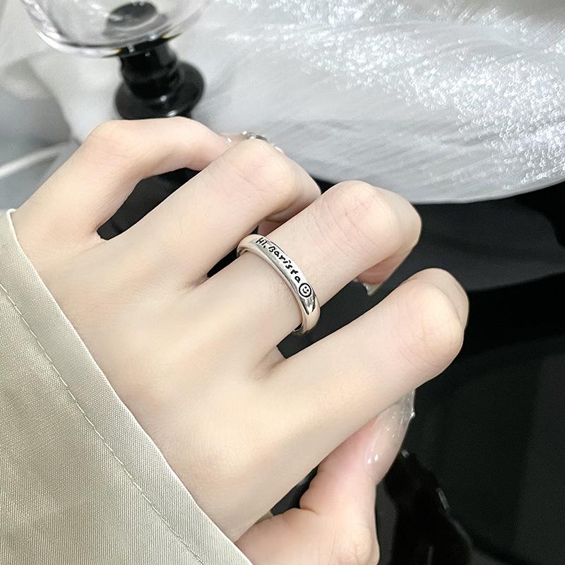 Light Luxury High-End Feeling Full Of Diamonds Zir*****Pen Ring Cold Wind Personality Niche Design Feeling Ring Woman