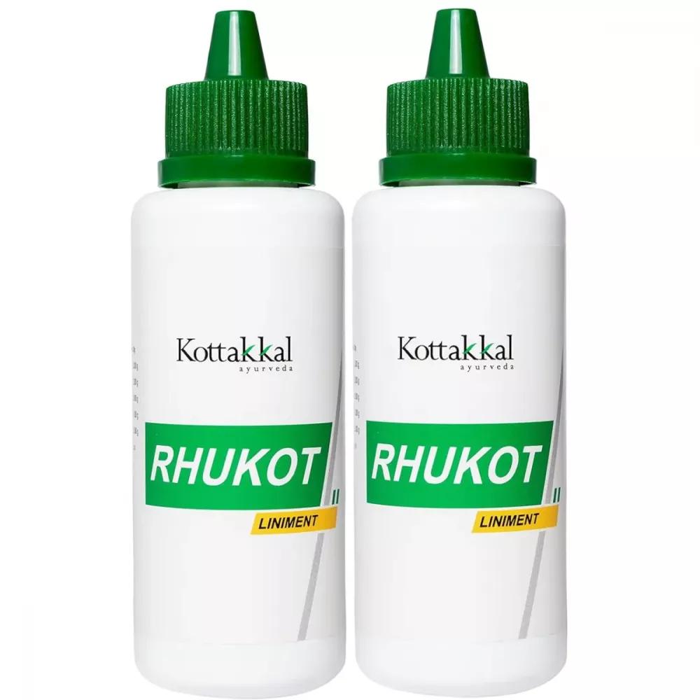 Коттаккал Аюрведа Рукот Линимент 100 мл Упаковка из 2 штук для облегчения дискомфорта в суставах и поддержки повседневной подвижности