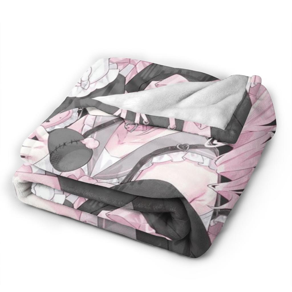 Jirai Kei Weiche Decke Kinder Plüsch Überwurf Grafische Heimdekoration Flanell Bettdecke Sofa Bettbezug