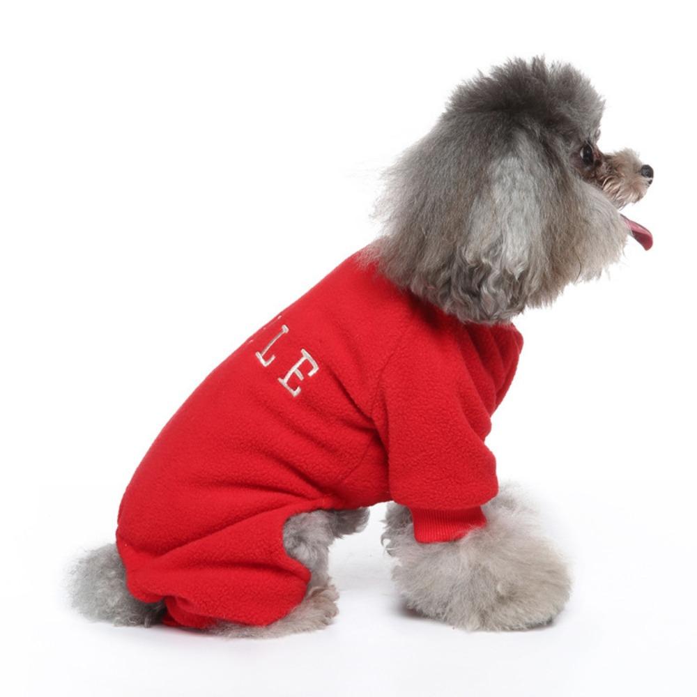 Allmänna husdjurskläder för hundar och katter, gå ut och gå med hunden för att skydda magen och hålla husdjurskläderna varma på hösten och vintern