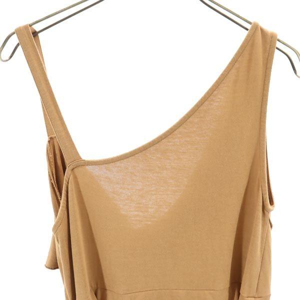 AMERI UNDRESSED asymmetry Cami one piece Brown Women Used