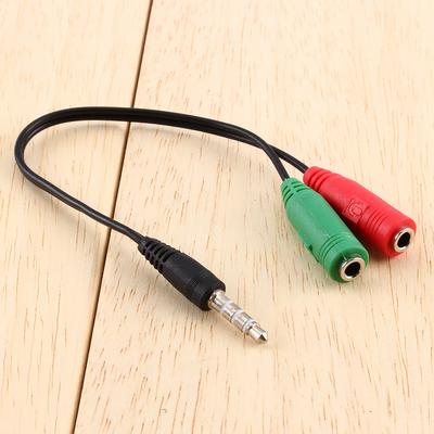 Kabel konwertera audio Adapter Jack Estereo 3,5mm Divisor de Aurculares