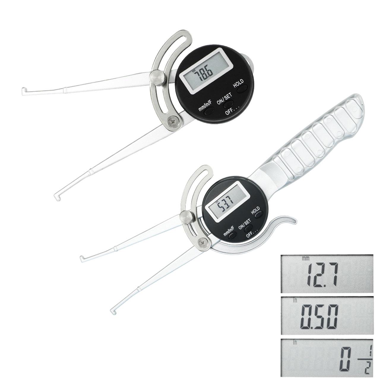 Digital Inside Caliper Thickness Gauge Fraction/mm/in Digital Electronic Caliper Gauge for Woodworking Inside 12.7-165mm