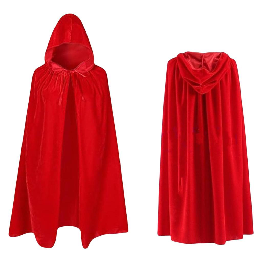 Durable Velvet Holiday Cape Christmas Concerts Church  Machine Washable Reusable Festive Attire
