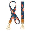 Flowers Pattern Flowers Lanyards Adjustable Credit Card Holder Gift Id Badge Holder  Office