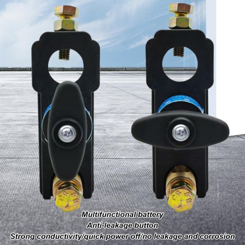 Car Battery Isolator Battery Isolator Main Button Anti-Leakage Knob Design Copper Heavy Duty Battery Disconnect For Cut Out Off
