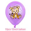 Theme Birthday Party Banner Cake Topper Balloon Gift Baby