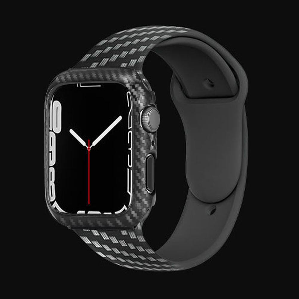 Cover For Apple watch case 45mm 41mm 44mm 40mm 42mm 38mm Accessories Carbon fiber Bumper Protector iWatch series 8 3 4 5 6 SE 7