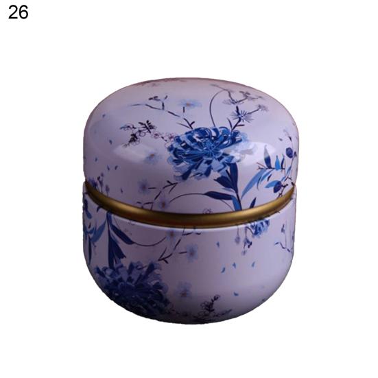 Tea Holding Jar Wide Application Bright-colored Multicolor Attractive Sturdy Anti-cracking Chocolate Can for Home