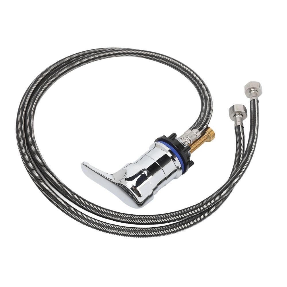Adjustable Shampoo Bowl Faucet 120cm Hose Faucet Sprayer Kit Salon Shampoo Faucet For Salon