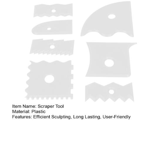 7 Pcs Pottery Clay Foot Shaper Pottery Art Trimming Tools Clay Scrapers Ceramic Sculpting Tool for Beginners Professionals