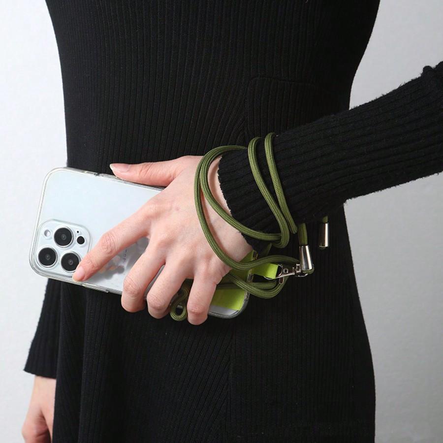 1pc Adjustable Universal Phone Lanyard Strap, Detachable Colorful Neck Strap, Anti-Lost Phone/Key Chain Safety Cord Gifts For Mother, Family, Friends