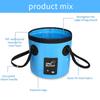 Portable Outdoor Folding Buckets For Camping, Fishing, Picnic Foldable Buckets