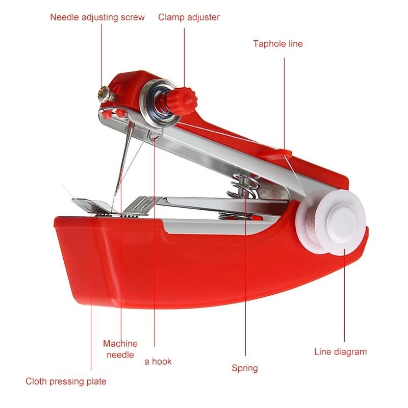 1PC Hand-Held Portable Sewing Machines Needlework Handwork Tools Mini Sewing Machine
