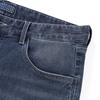 Qipai Men's 2026 Spring Tapered Cropped Texture Denim Jeans