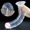 7 Size Realistic Dildo Jelly Penis Suction Cup Dildo Big Dick Female Masturbator Clitoral Stimulator Lesbian Sex Toys For Women