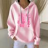 Women's Fashion Casual Christmas Angel Print Pullover Long-Sleeve Sweatshirt