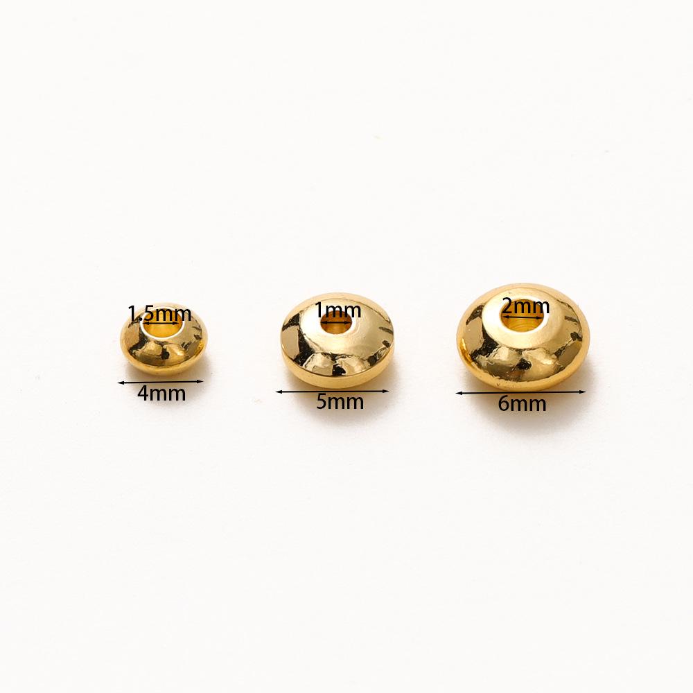 Cuentas Espaciadoras Kler Gold 999 Oro Puro para Pulseras y Collares