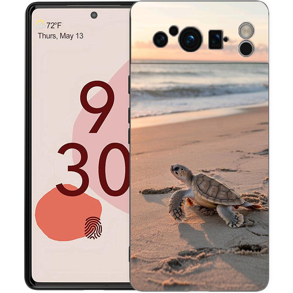 Seaside Scenery Wave Beach Phone Case For Google Pixel 10A 10 9 8 7 6 Pro XL 9A 8A 6A 7A 5G Soft Shockproof TPU Black Cover