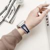 For Apple Watch Series 10 42mm/9 8 7 41mm/SE (2023) SE (2022) SE 6 5 4 40mm/3 2 1 38mm PU Leather+Silicone Watch Band