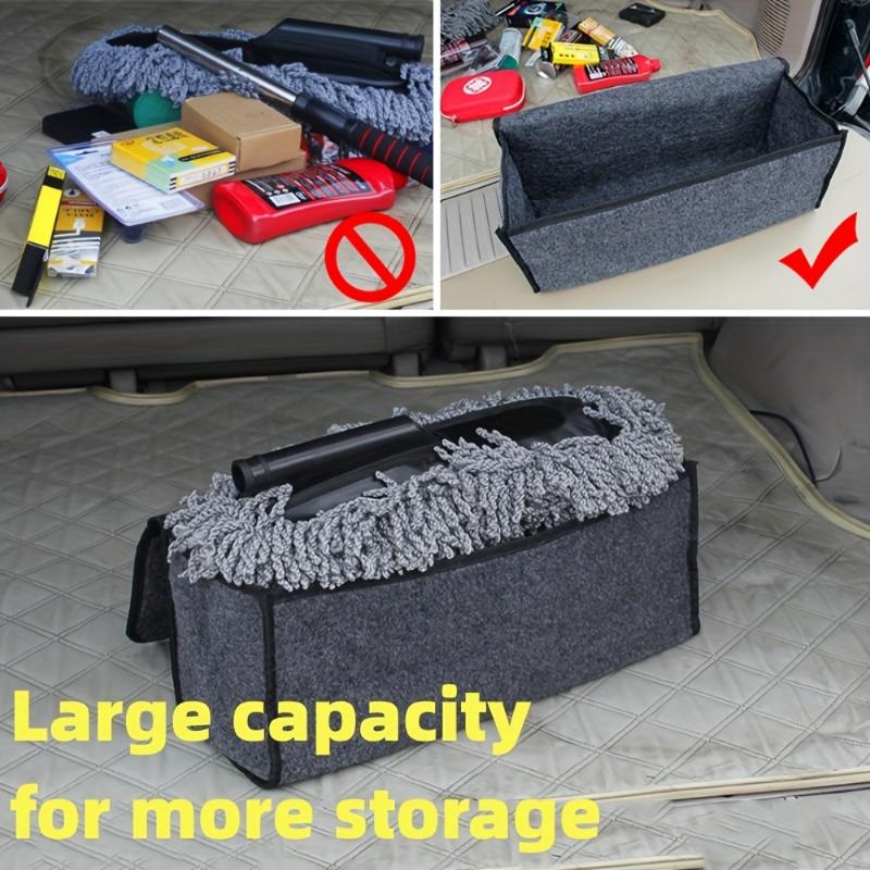 1 PZ Organizer Antiscivolo per Vano Bagagliaio Auto, Custodia per Attrezzi, Borsa Portaoggetti per Bagagliaio Auto, Scatola Portaoggetti in Feltro Morbido, Accessori Auto Nuovi