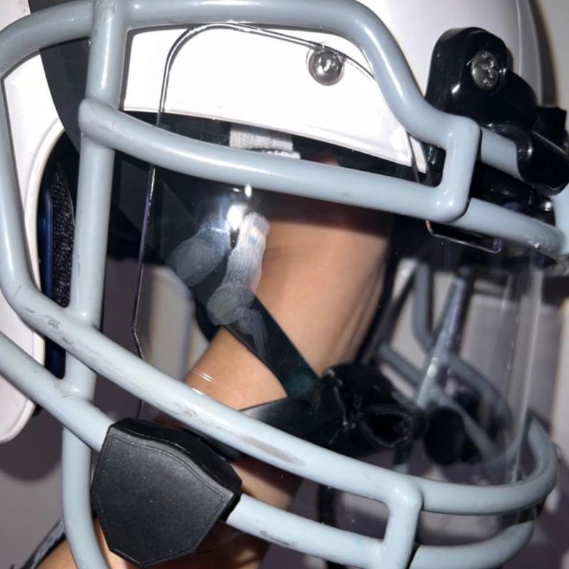Football Helmets Visors Profession Clear Helmets Eye Shield Helmets Visors for Youth Adult Helmets Includes Visors Clips