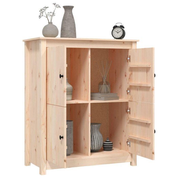 821507 vidaXL Buffet 83x41,5x100 Cm Solid Pine Wood