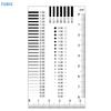 [TL][TL]Badge Gauge Stain Card Point Gauge Wire Gauge Film Ruler Stain Contrast Ruler