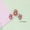30 Pcs New Lovely Mini Kawaii Cartoon Little Grizzly Bear Resin Scrapbook Diy Jewellery Hairpin Accessories Decorate Craft A99
