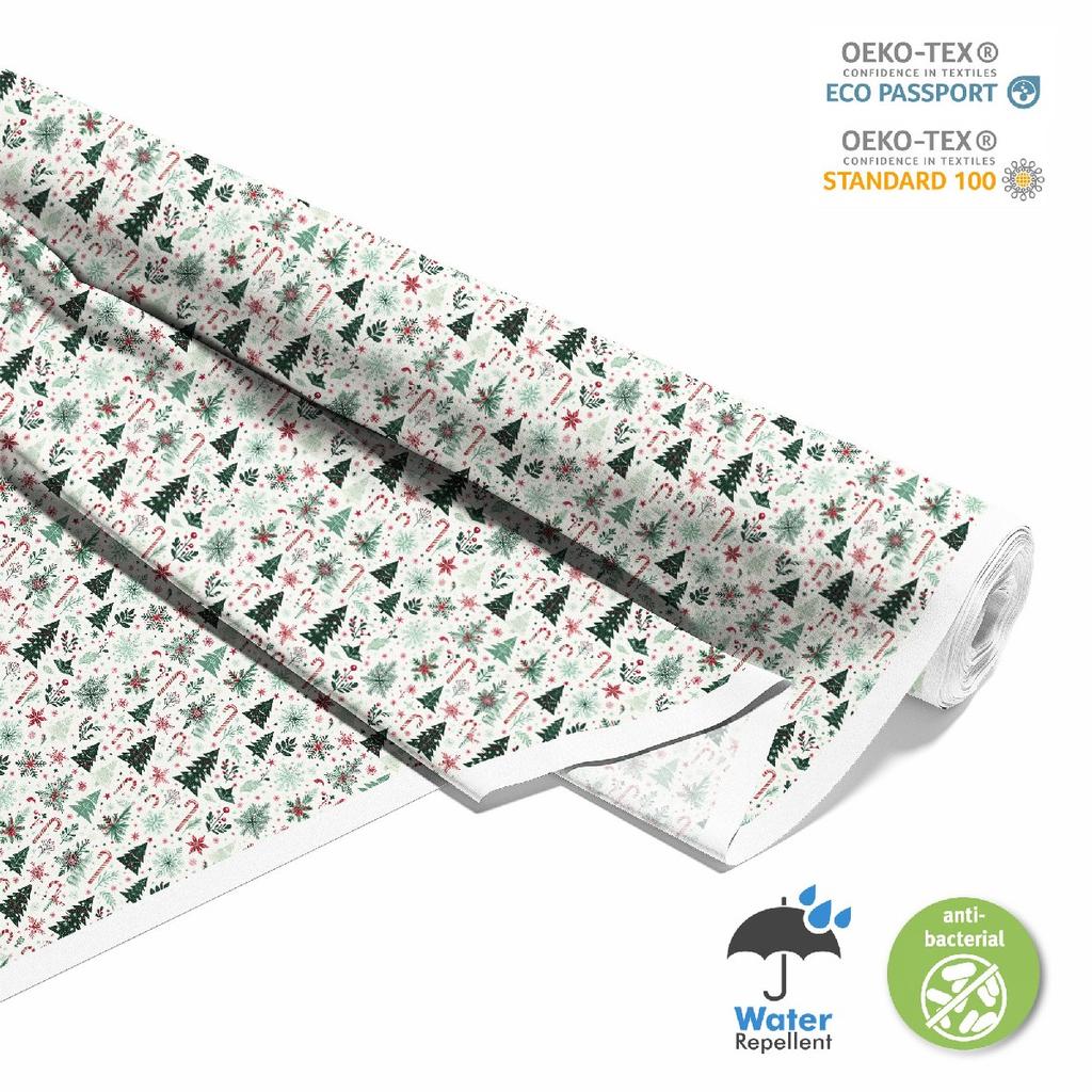 Outdoor Dekostoffe Oxford - Motiv Weihnachtsferien | Dx1867