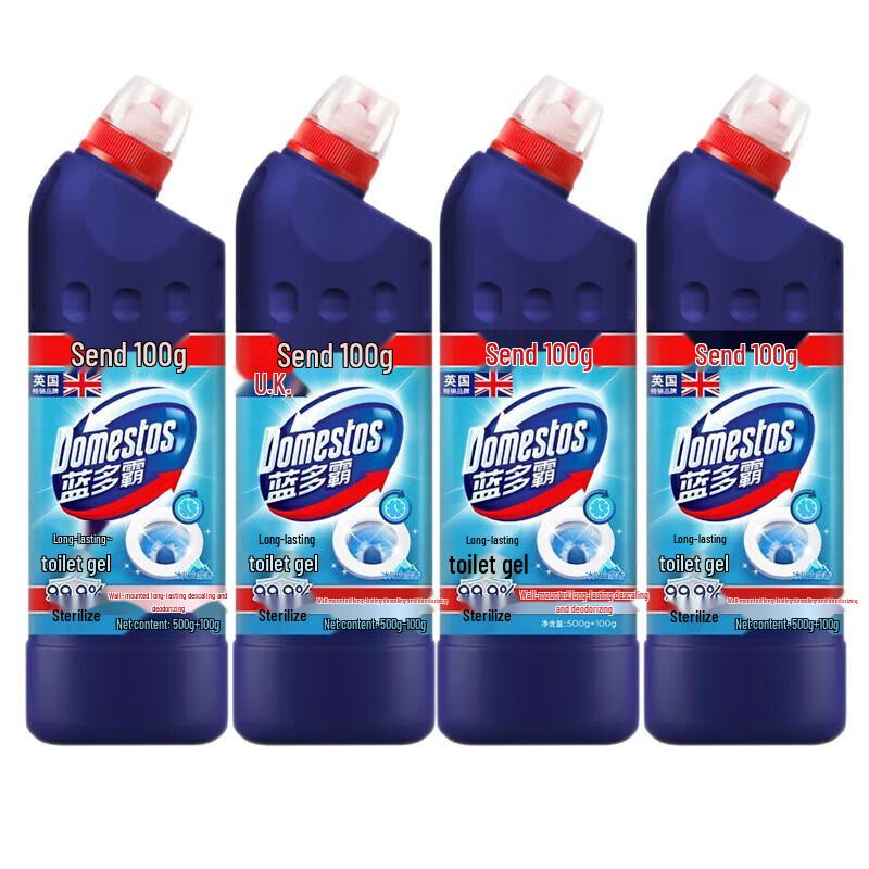 Domestos Long-lasting Toilet Gel Cleaner, Glacier Mountain Spring Scent