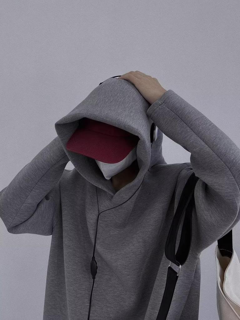 Men's American Style Hooded Sweatshirt: Trendy, Long-Sleeved, Spring/Autumn/Winter, Loose Fit, Casual Jacket for Couples