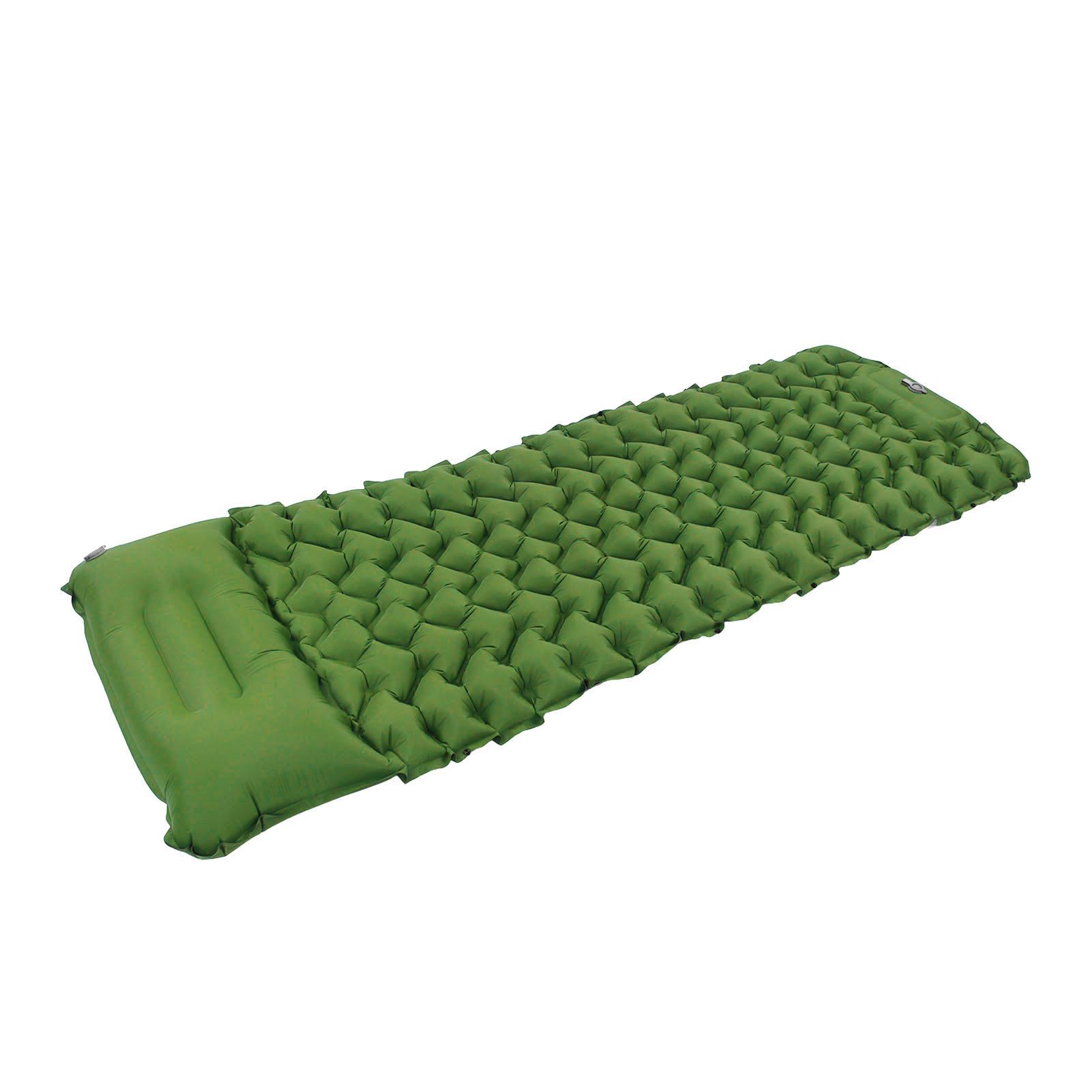Inflating Sleeping Pad Ergonomic Design Foot Inflatable Sleeping Pad with Storage Bag for Outdoor Camping