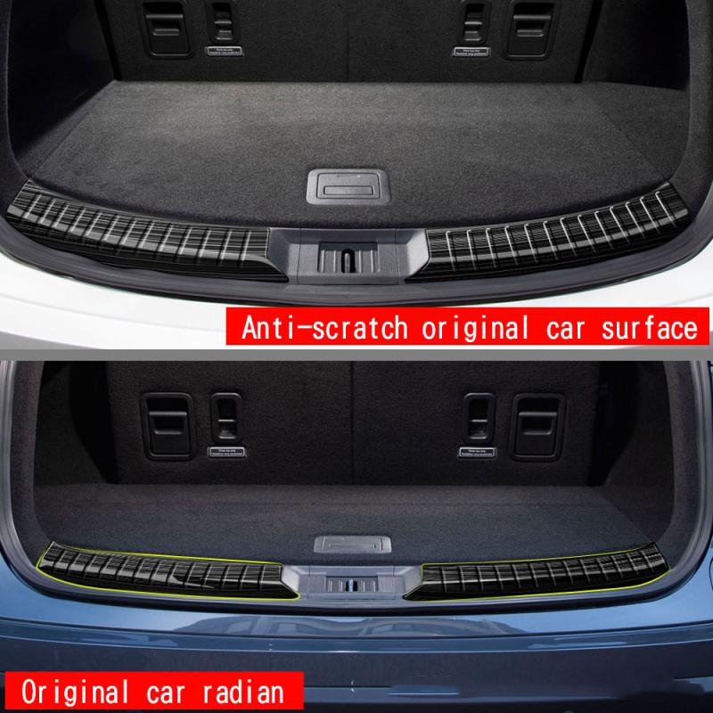 RHD LHD For Mazda CX9 CX-9   Stainless Steel Rear Bumper Protector door Sill Trunk welcome Tread Plate Cover accessories