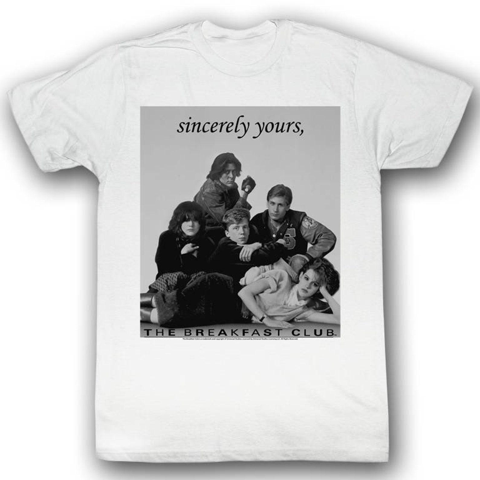 Breakfast Club Laid Out White Adult T-Shirt S