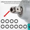 5/10Sets With O-Ring Socket Impact Wrench Snap Ring 1/2 Inch Retaining Ring Impact Wrench Accessories Clip
