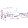 VidaXL Garden Sofa with Cushions and Footrest 2 Seater, Seat with Backrest, Patio Terrace Backyard Furniture 838182