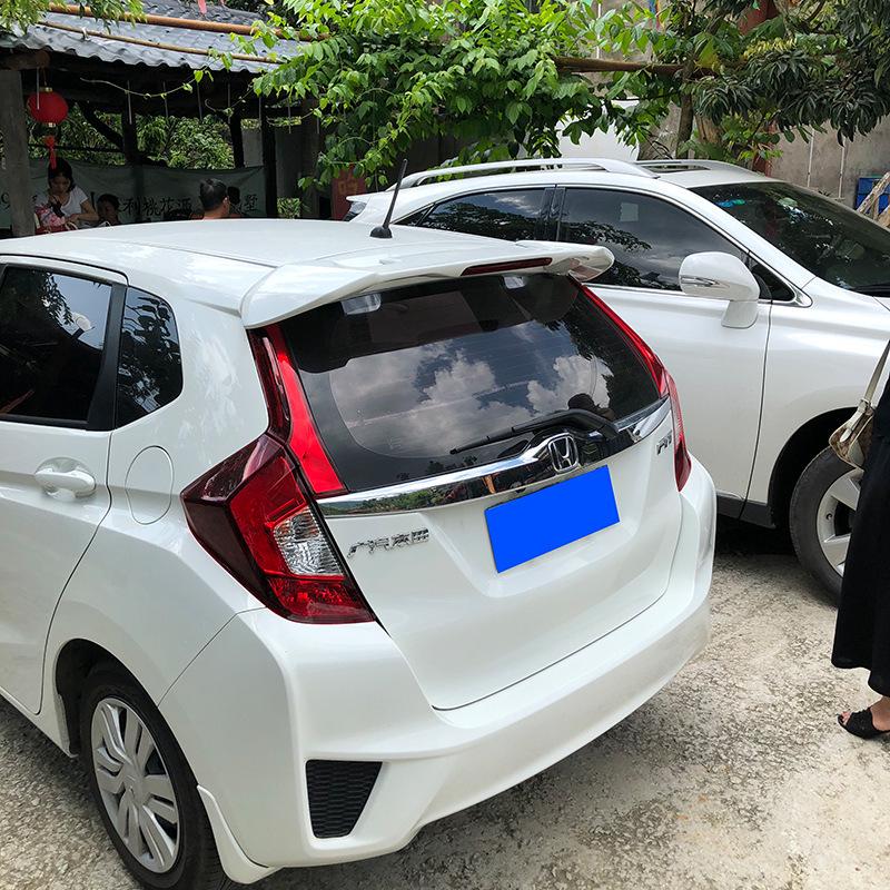 For Honda Fit 2014-2020 Rear Spoiler No-Drill RS Roof Spoiler with Light GK5