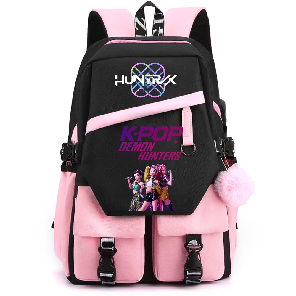 

Kpop Мисливці на демонів Принтований Рюкзак великої місткості для Підлітка Студента Дівчинки Хлопчика Шкільний рюкзак Сумка для книг Дитячий подарунок Жіноча Водонепроникна Дорожня сумка Мочіла