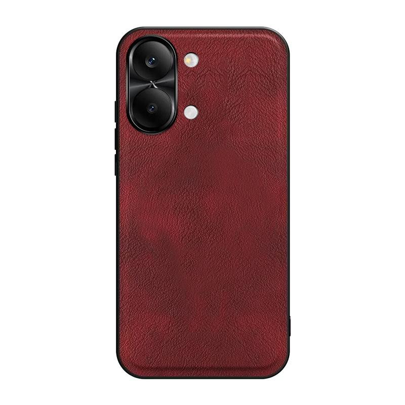 Anwendbar für Xiaomi Redmi Turbo5Max Metalllinse magnetische Handyhülle Lederstruktur Redmi 15C sturzsichere Schutzhülle