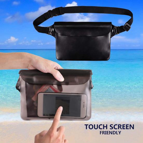 Wasserdichte Unterwasser-PVC Schwimmen Strand Handy Hüfttasche Trockenbeutel