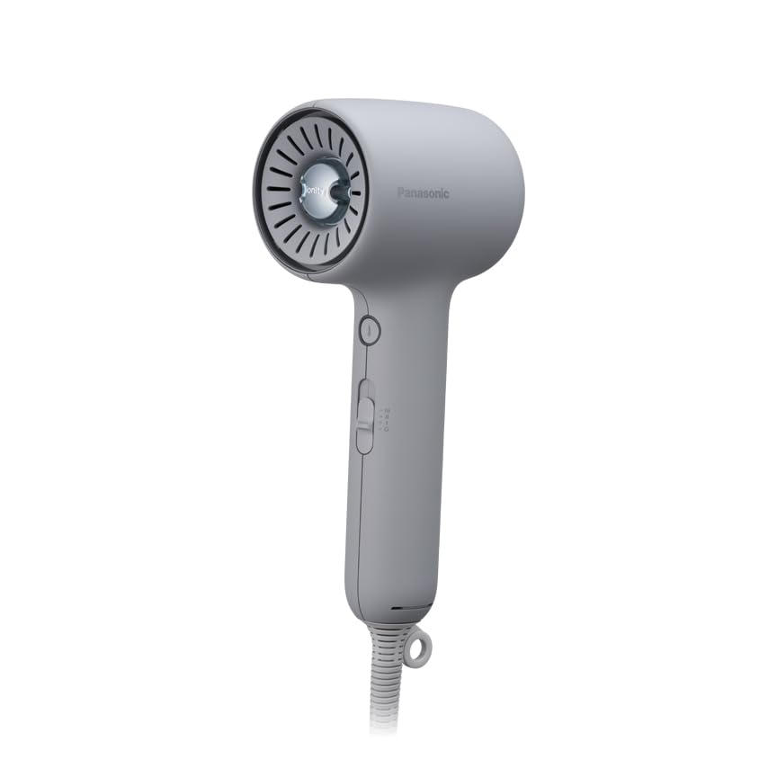 Panasonic Hair Dryer Ionity W Mineral Negative Ion Compact High Airflow Lightweight Quick Dry Modern Gray EH-NE8N-H