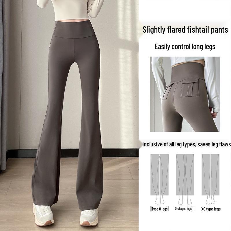 

Women s High-Performance Flare Fitness Pants - Quick-Dry & Butt-Lifting for Running & Marathon Extra Large