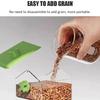 Anti-splash Parrot Automatic Feeder Anti Spill Large Capacity Bird Feed Box for Cage Hanging No Mess Birds Food Container
