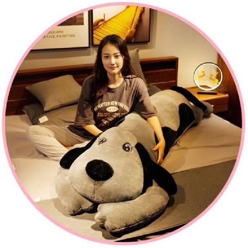 Entzückendes Plüsch-Hundekissen für Mädchen mit abnehmbarem Bezug Perfekt zum Schlafen Kuscheln