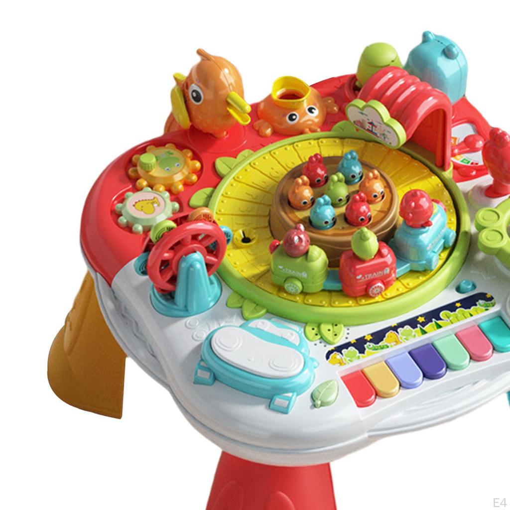 Interactive Music Study Table for Toddlers - Educational Toy with Lights and Sounds