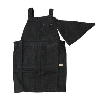 Dětská zástěra Friends Hill M Denim Box Černá