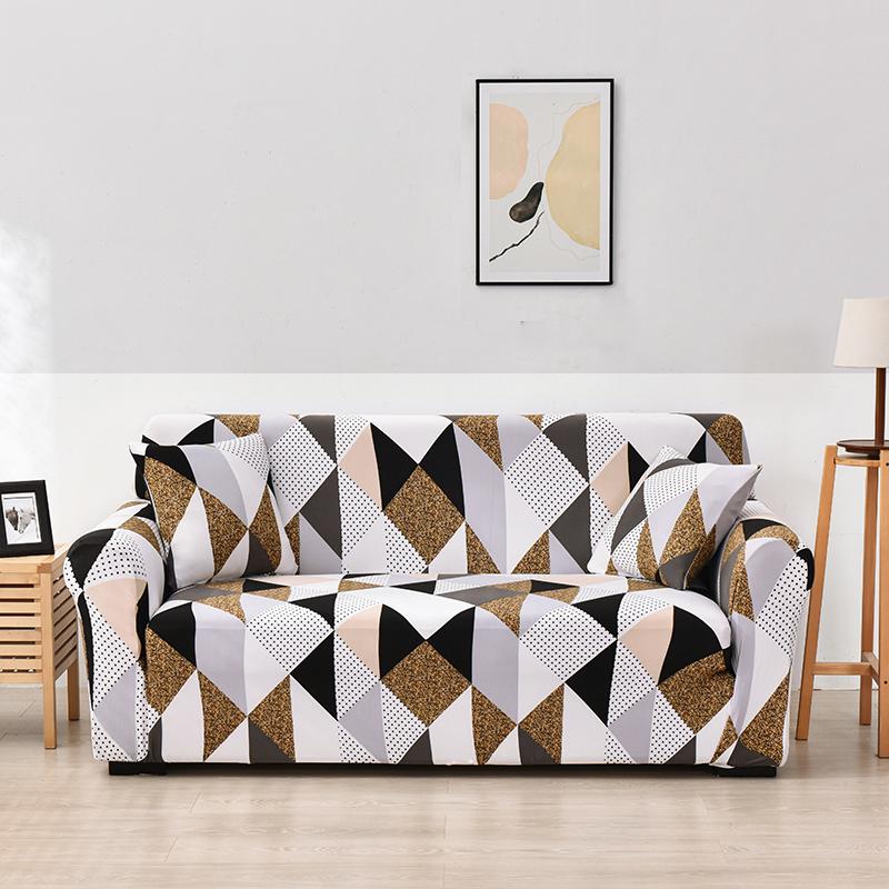 Sofa Cover Geometric Couch Cover Pets Corner L Shaped Chaise Longue Sofa Slipcover 1Pc