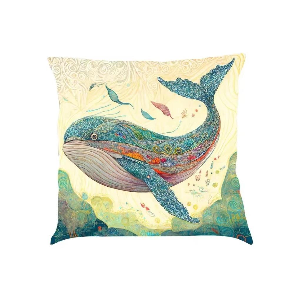 Cozy Couch Cushion Cover Cute Animal Panda Printed Home Decorative Pillow Car/bed Seat Back Cushions Square Pillowcase