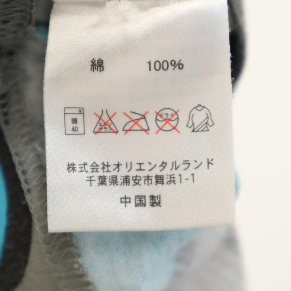 TOKYO DISNEY RESORT Overall Handle Short Sleeve T-shirt L Mickey Mouse Men's Used